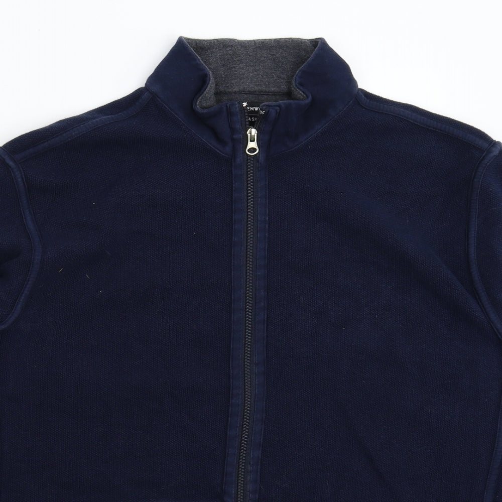Greenwoods Mens Blue   Jacket Coatigan Size XL