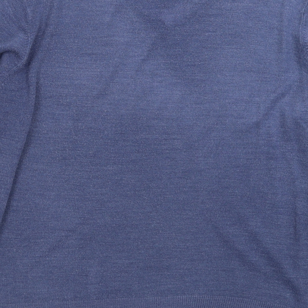 Marks and Spencer Mens Blue  Knit Pullover Jumper Size L