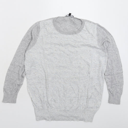 Warehouse Womens Grey  Knit Pullover Jumper Size 14