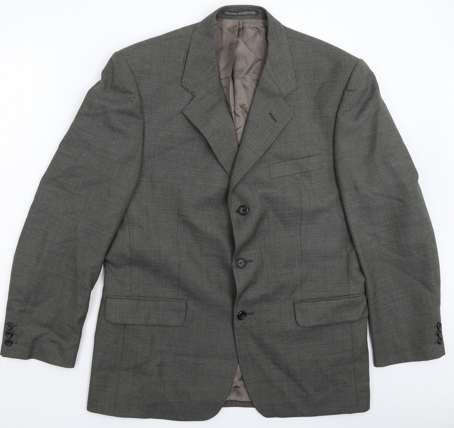 The Label Mens Grey   Jacket Suit Jacket Size 42