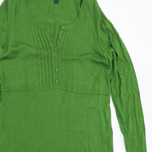 Boden Womens Green  Knit Jumper Dress  Size 16
