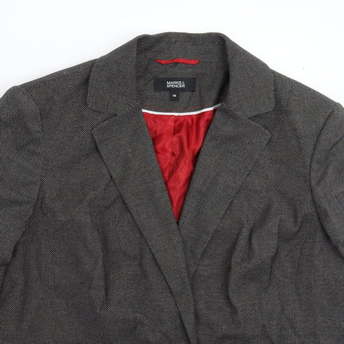 Marks and Spencer Womens Grey   Jacket Suit Jacket Size 16