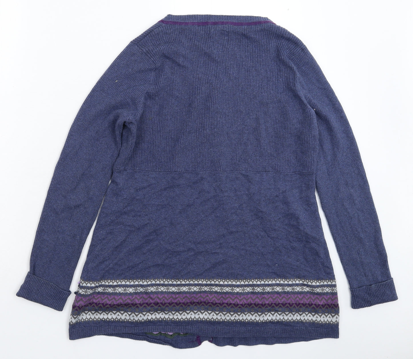 MANTARAY PRODUCTS Womens Blue  Knit Cardigan Jumper Size 16