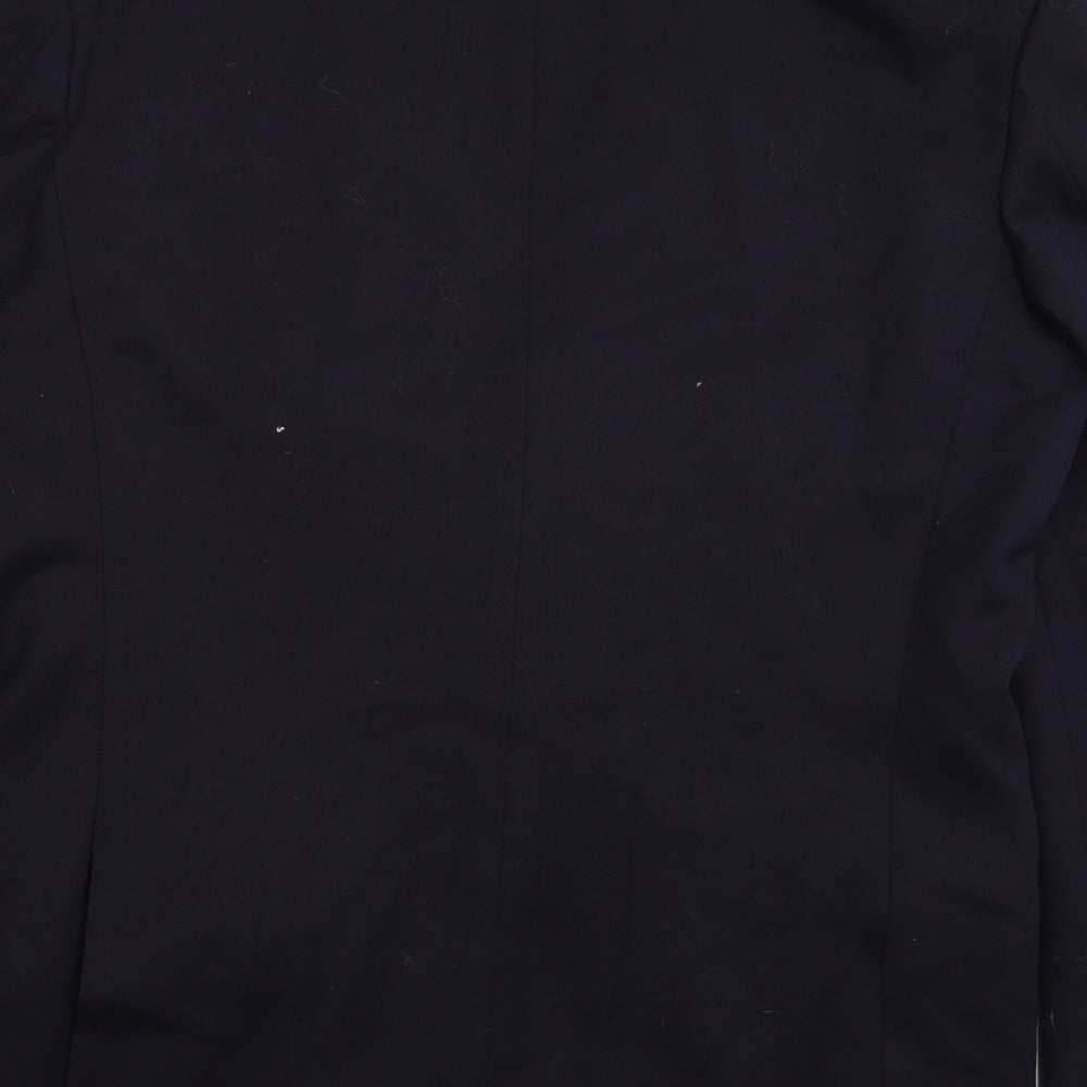 St Michael Mens Blue   Jacket Suit Jacket Size 42