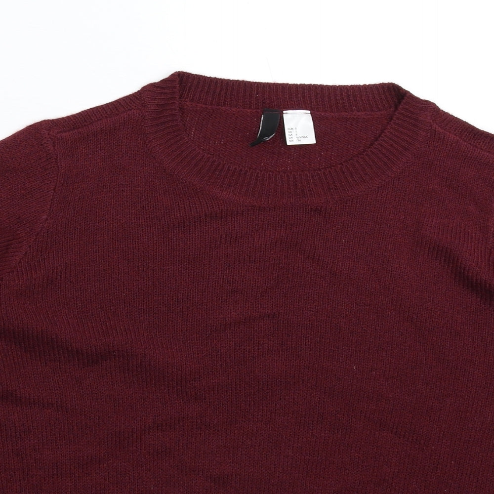 Divided Womens Brown  Knit Pullover Jumper Size S