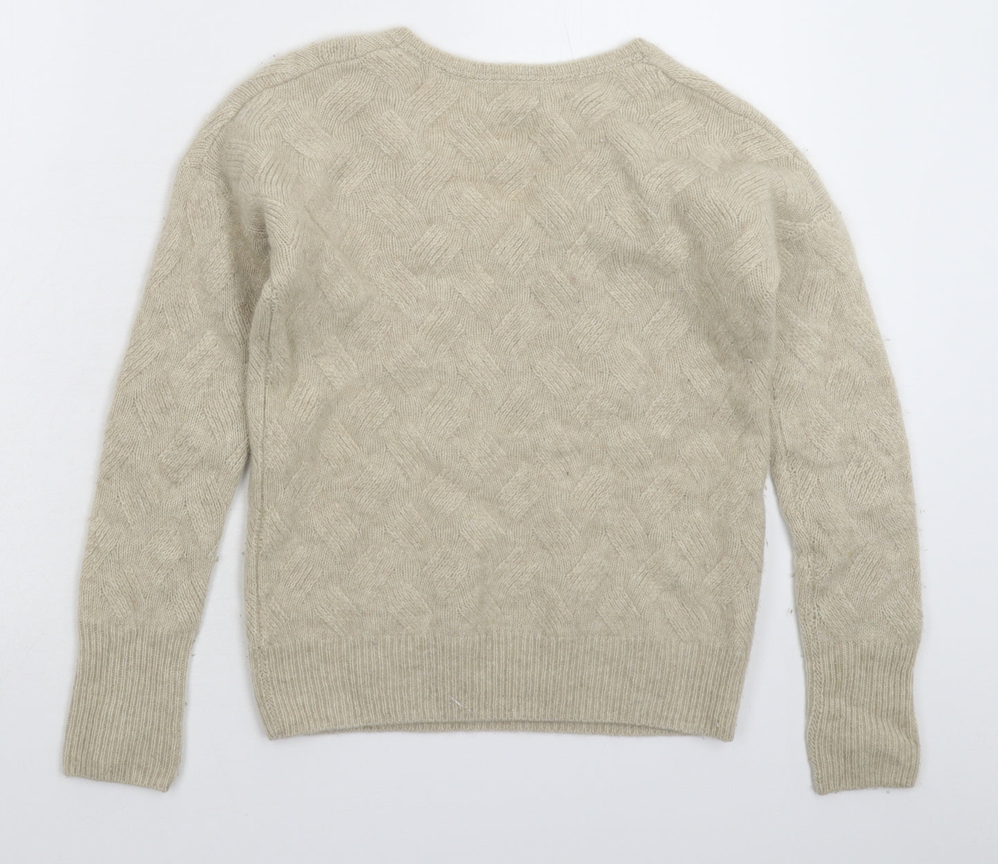 Pure Womens Grey  Knit Pullover Jumper Size 8