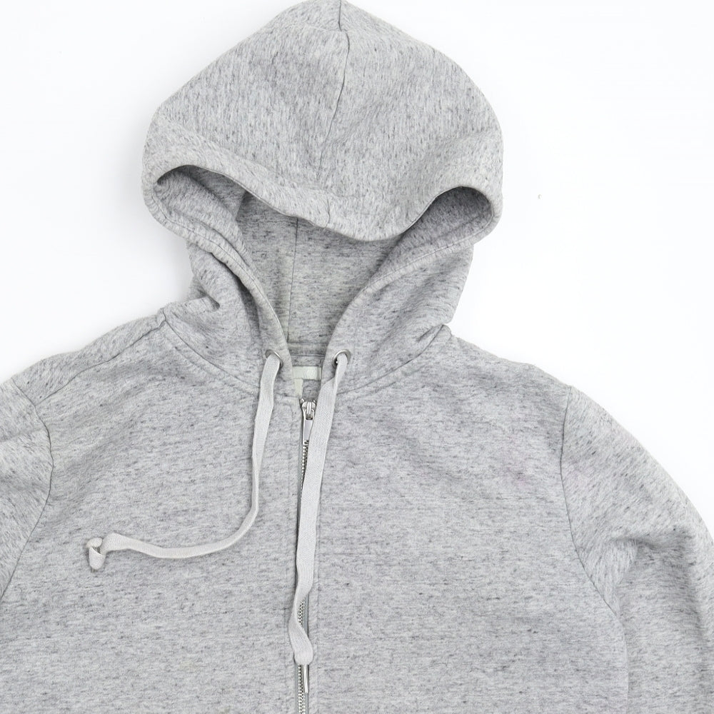 H&M Womens Grey   Full Zip Hoodie Size M