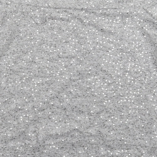 NEXT Womens Grey  Knit Pullover Jumper Size 16