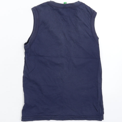 United Colors of Benetton Boys Blue   Basic Tank Size 7 Years