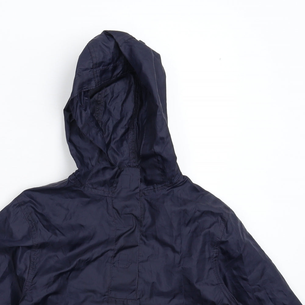 George Boys Blue   Rain Coat Coat Size 7-8 Years