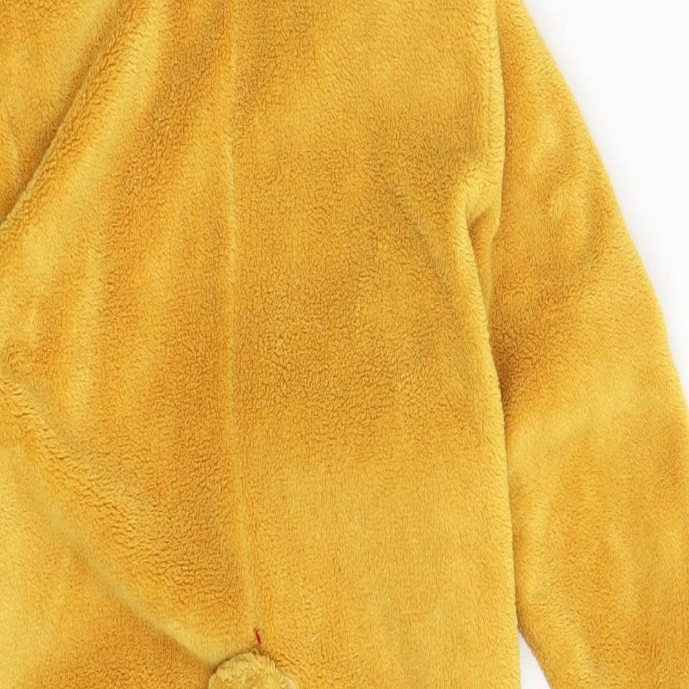 NEXT Boys Orange Solid Fleece  One Piece Size 4-5 Years  - Lion