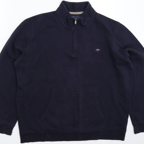 Easy Mens Blue   Pullover Sweatshirt Size XL