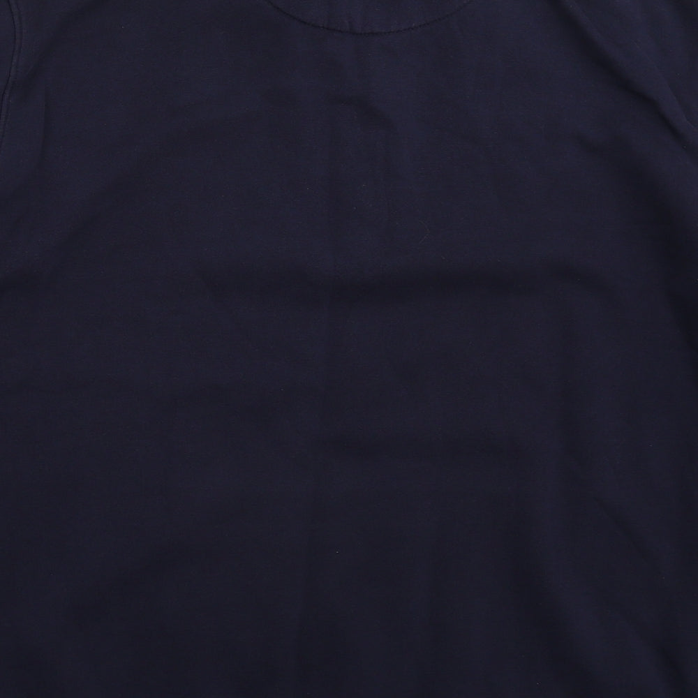 Easy Mens Blue   Pullover Sweatshirt Size XL