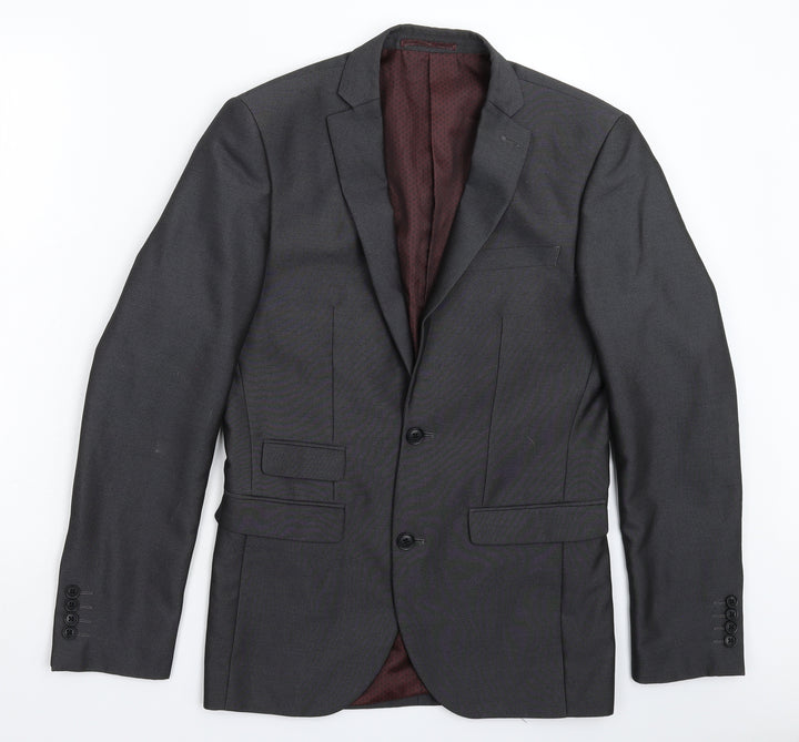 NEXT Mens Grey Jacket Suit Jacket Size 36