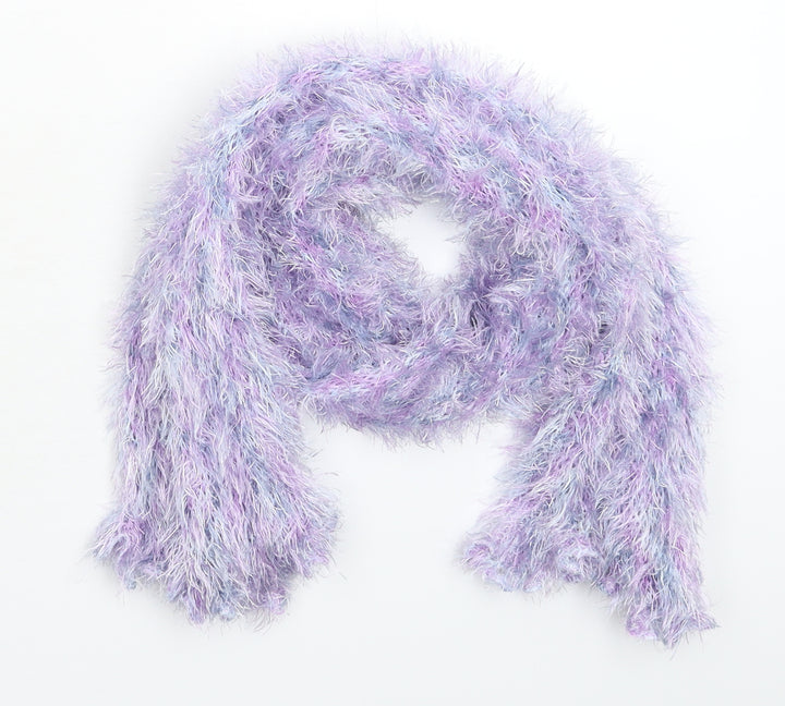 Preworn Girls Silver Knit Scarf Scarves & Wraps One Size