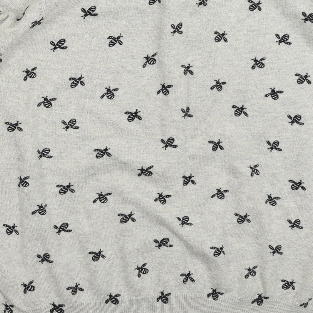Atmosphere Womens Grey  Knit Cardigan Jumper Size 10