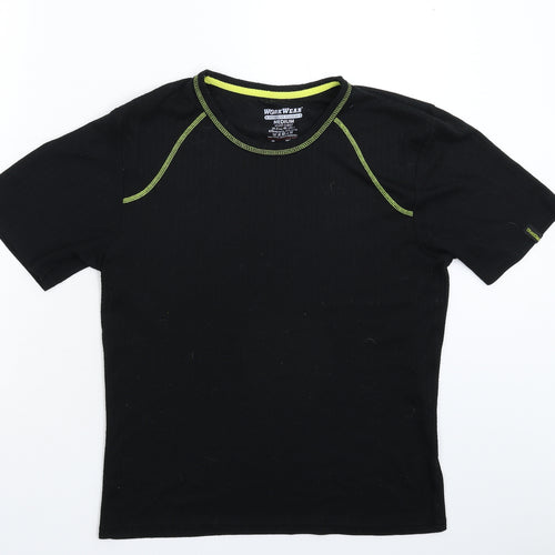 Workwear Mens Black    T-Shirt Size M