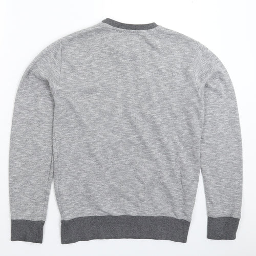 Cedar Wood State Womens Grey   Pullover Sweatshirt Size S
