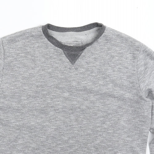 Cedar Wood State Womens Grey   Pullover Sweatshirt Size S