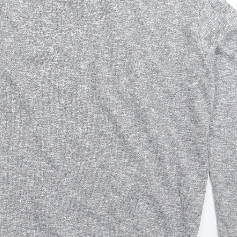 Cedar Wood State Womens Grey   Pullover Sweatshirt Size S