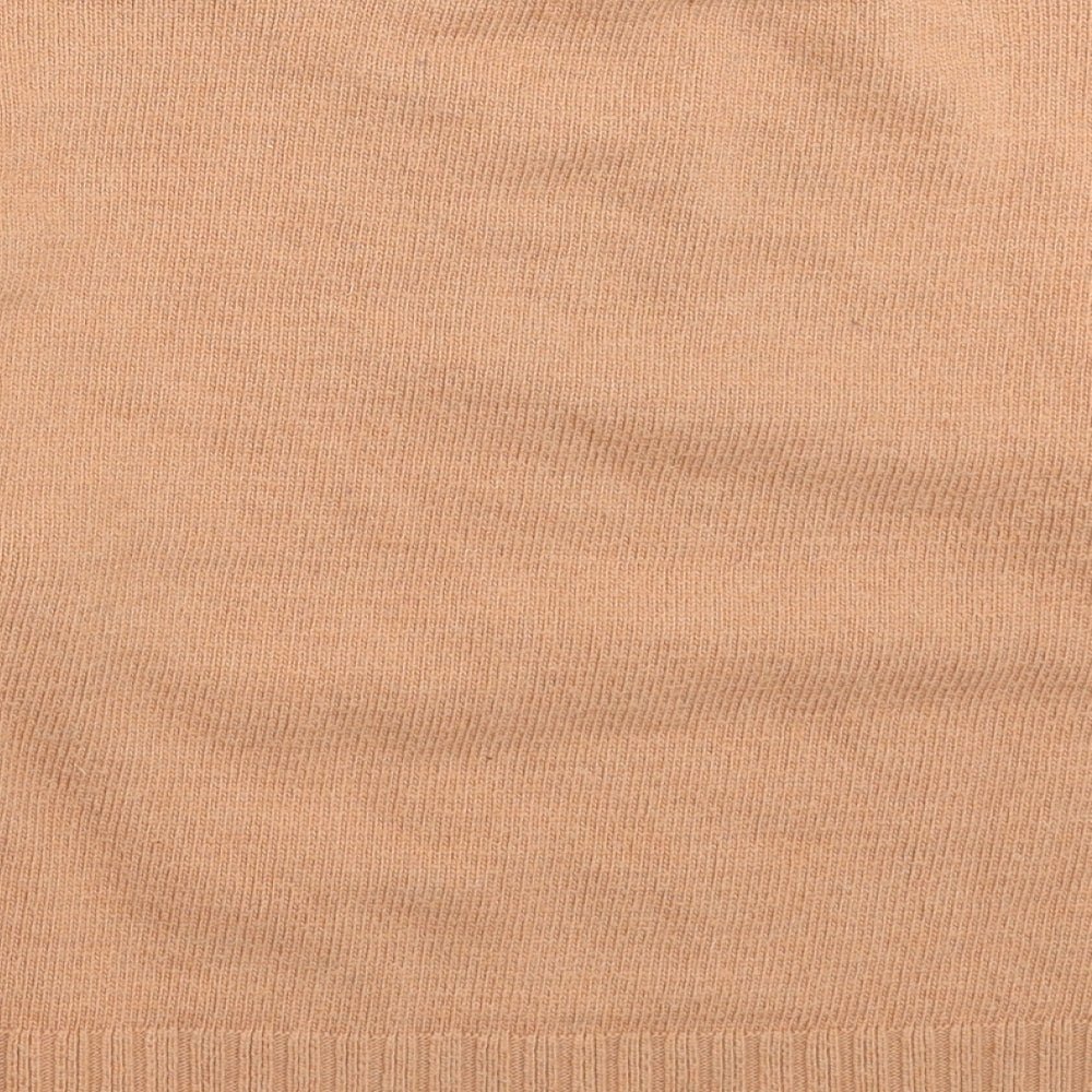 H&M Womens Beige  Knit Pullover Jumper Size L