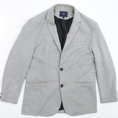 Atlantic Bay Mens Grey   Jacket Blazer Size L