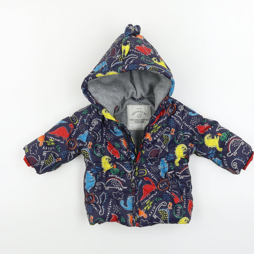 George  Boys Blue   Jacket Coat Size 3-4 Years