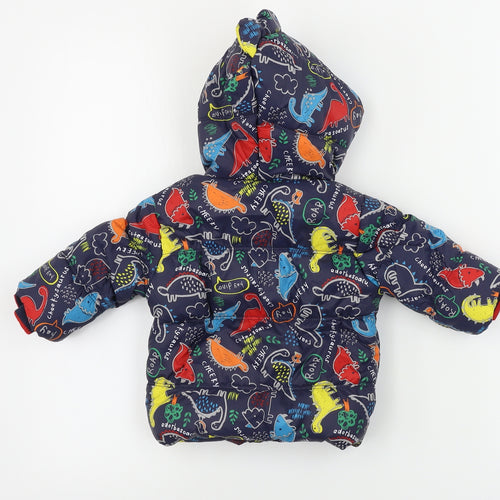 George  Boys Blue   Jacket Coat Size 3-4 Years