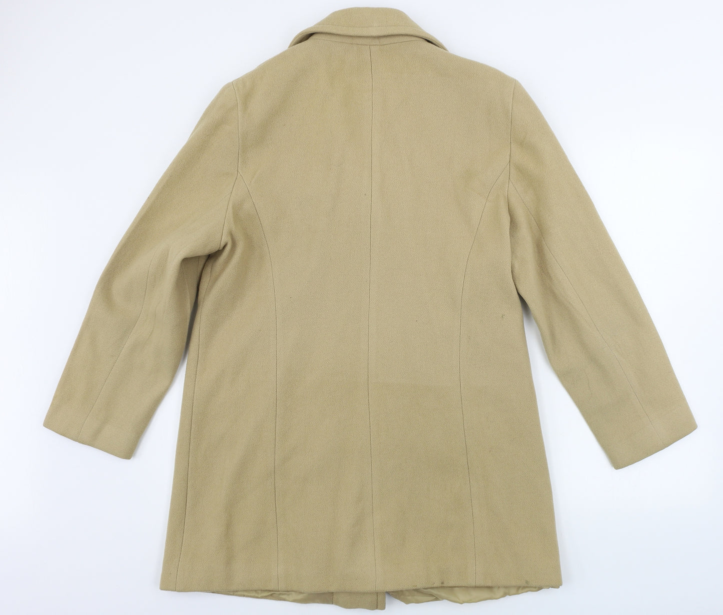 Preworn  Womens Beige   Jacket Coat Size 14