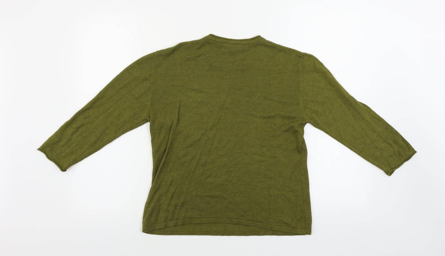 Caroline Charles  Womens Green   Pullover Jumper Size 4
