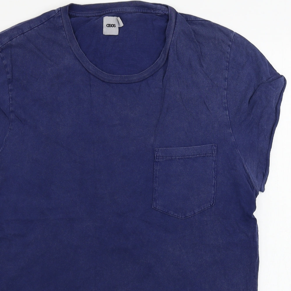 ASOS  Mens Blue    T-Shirt Size L