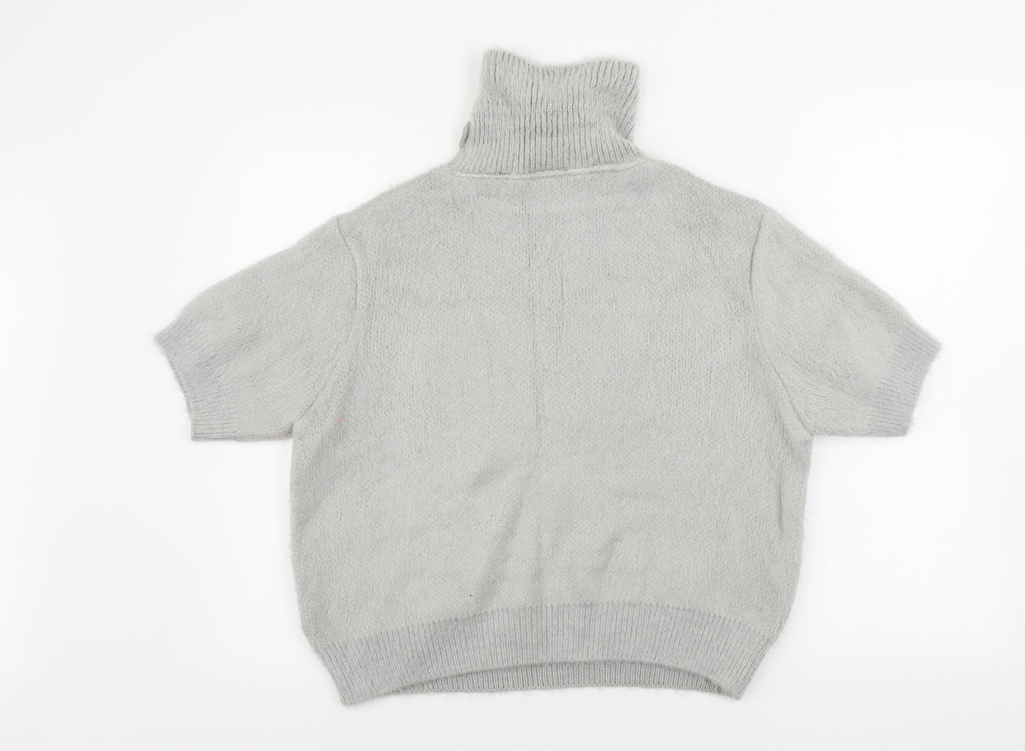 Reclaimed Vintage  Womens Grey Herringbone  Pullover Jumper Size M