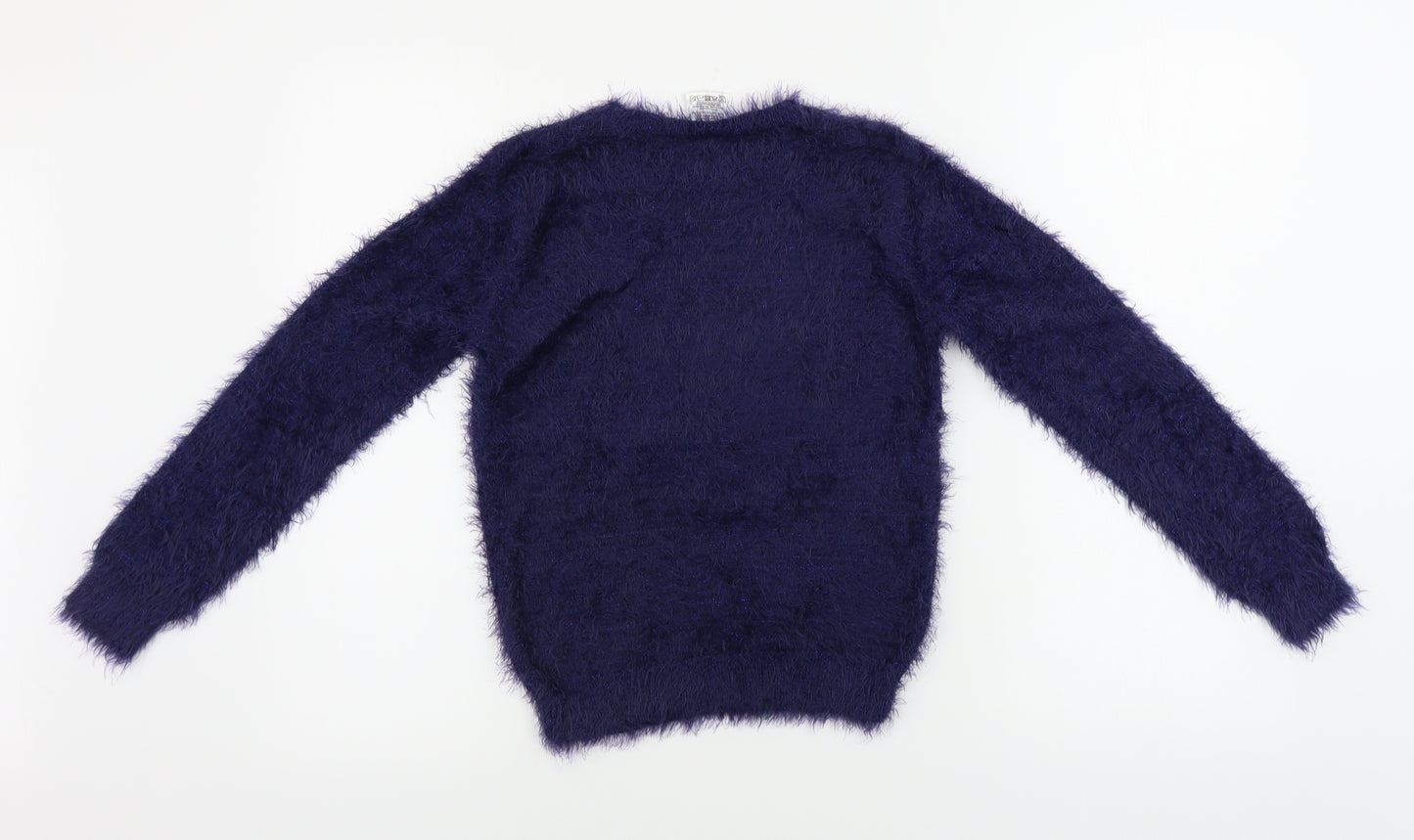 lily&dan Boys Blue   Pullover Jumper Size 9-10 Years