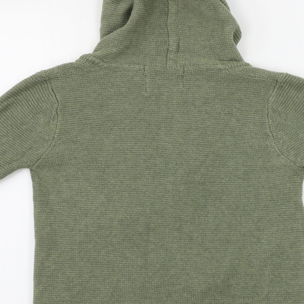 Zara Girls Green   Cardigan Jumper Size 5 Years
