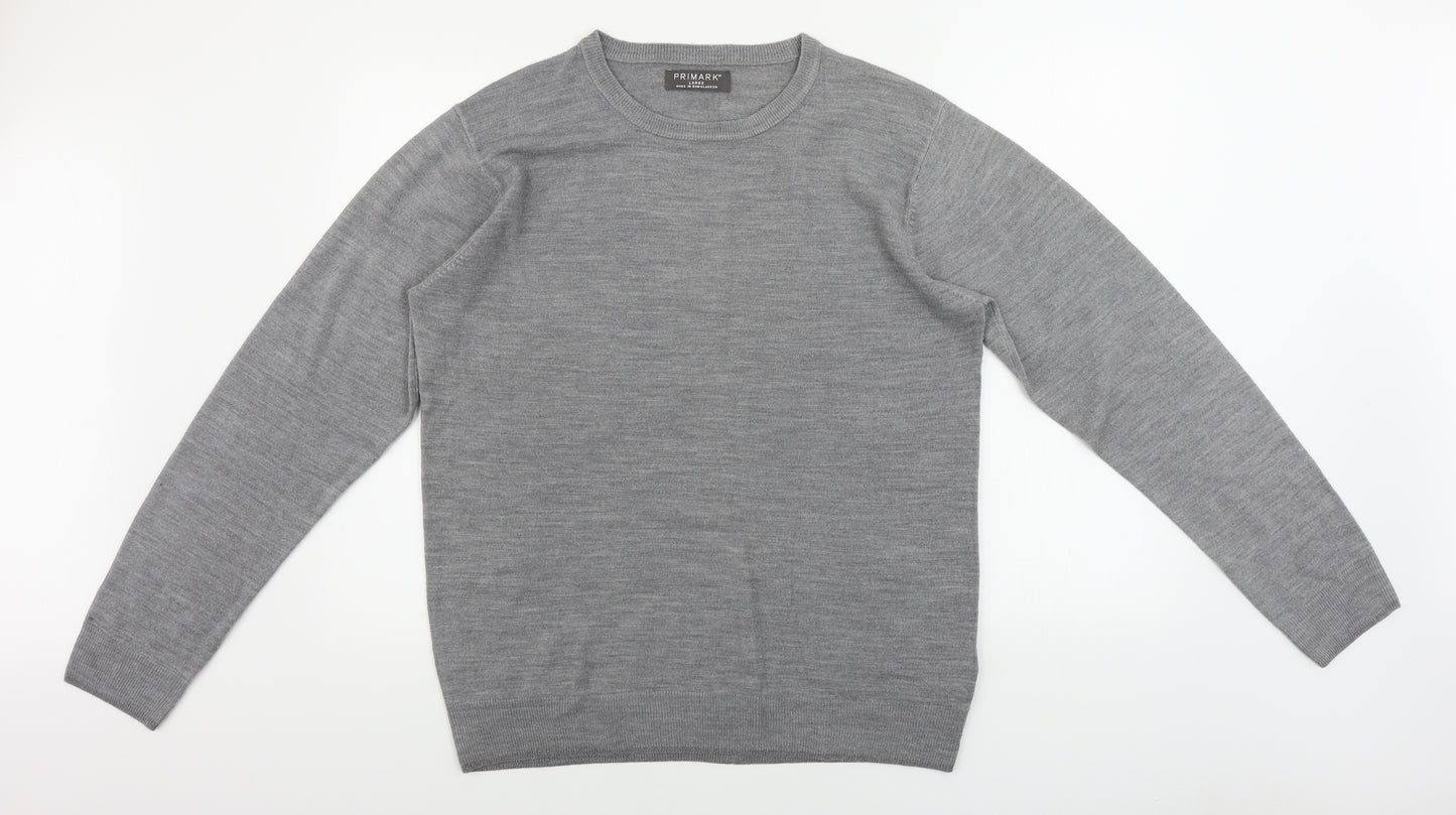 Primark  Mens Grey   Pullover Jumper Size L