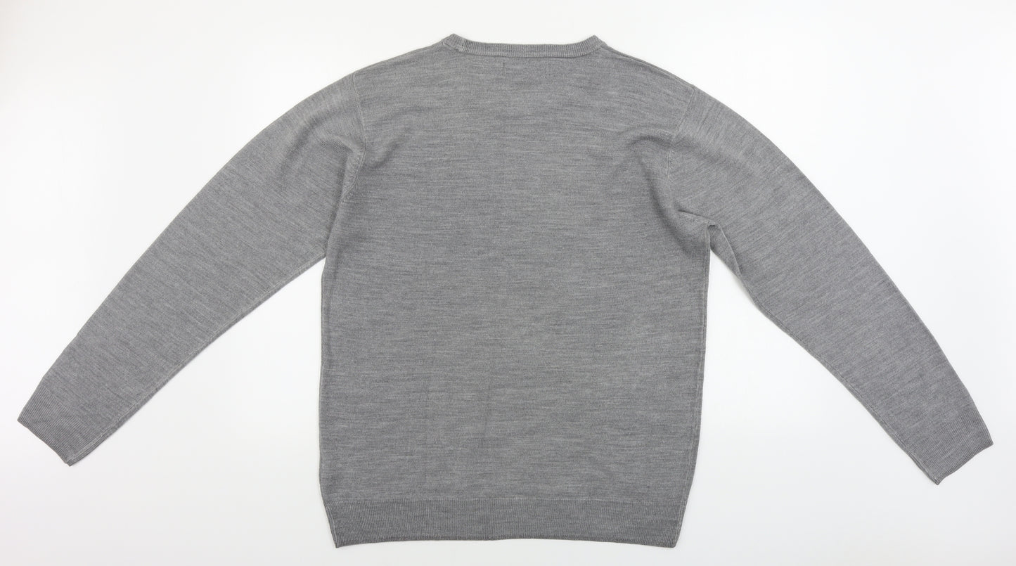Primark  Mens Grey   Pullover Jumper Size L