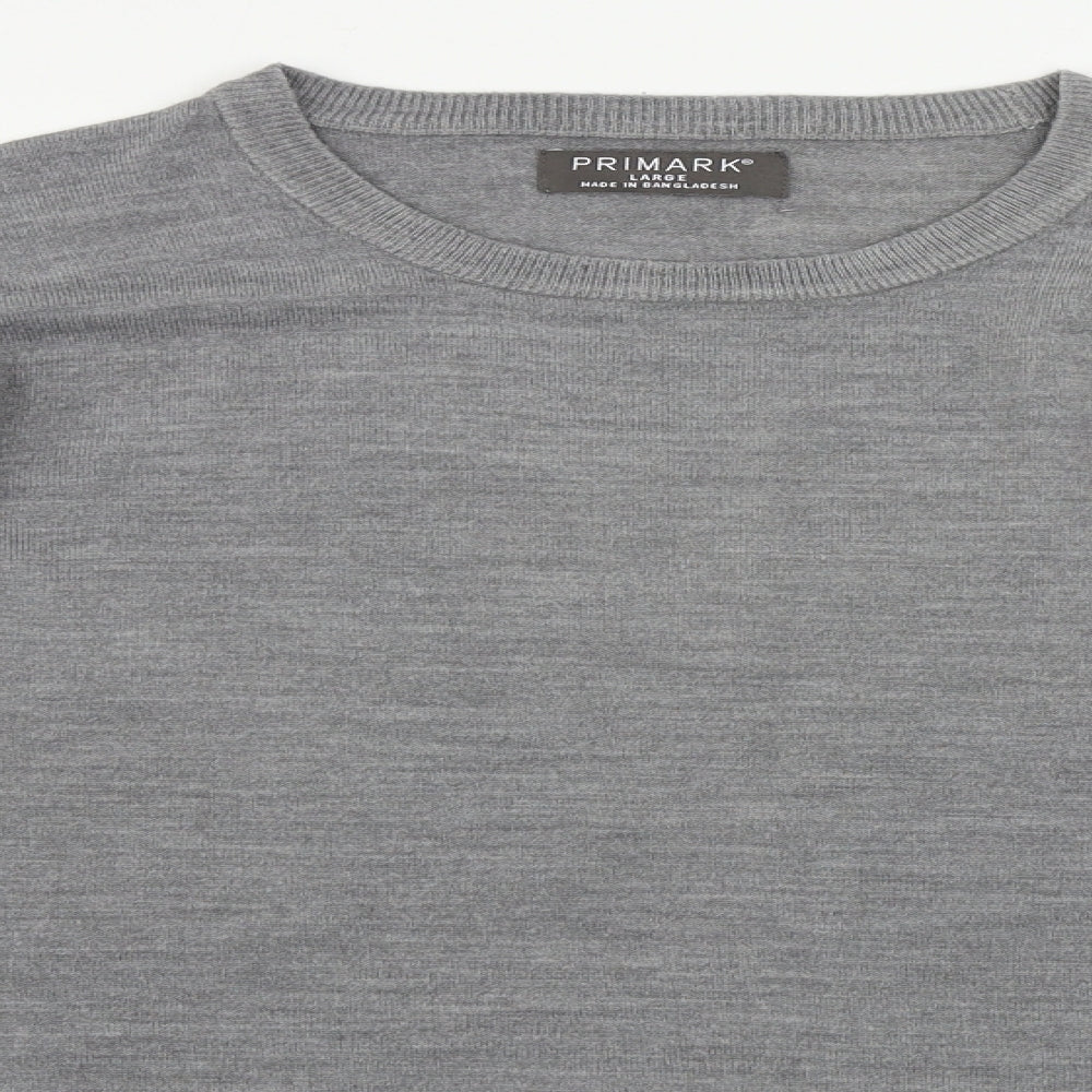 Primark  Mens Grey   Pullover Jumper Size L