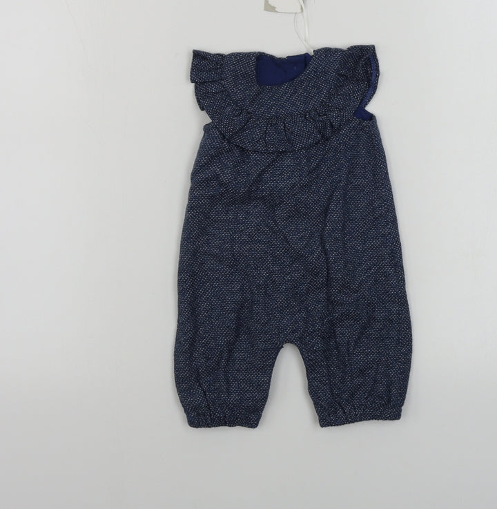 TU Boys Blue Babygrow One-Piece Size 0-3 Months