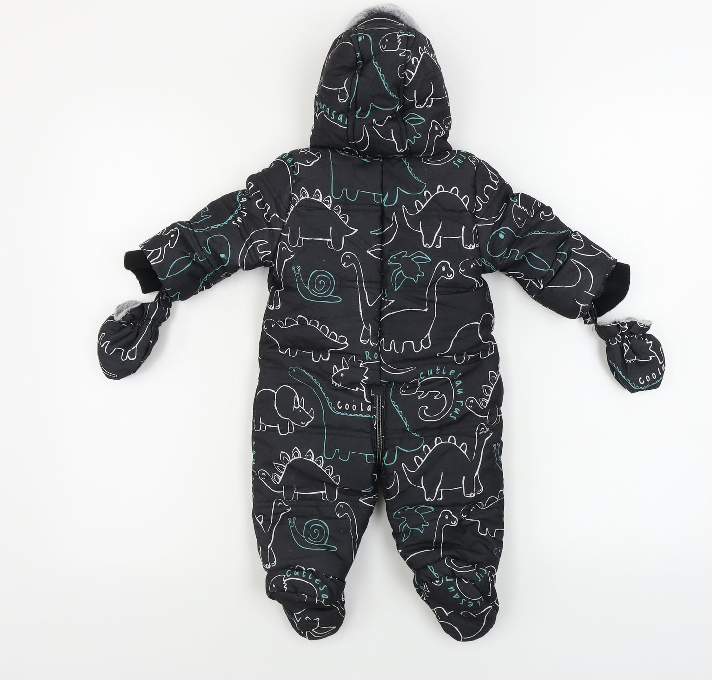 George  Boys Black   Coverall One-Piece Size 3-6 Months