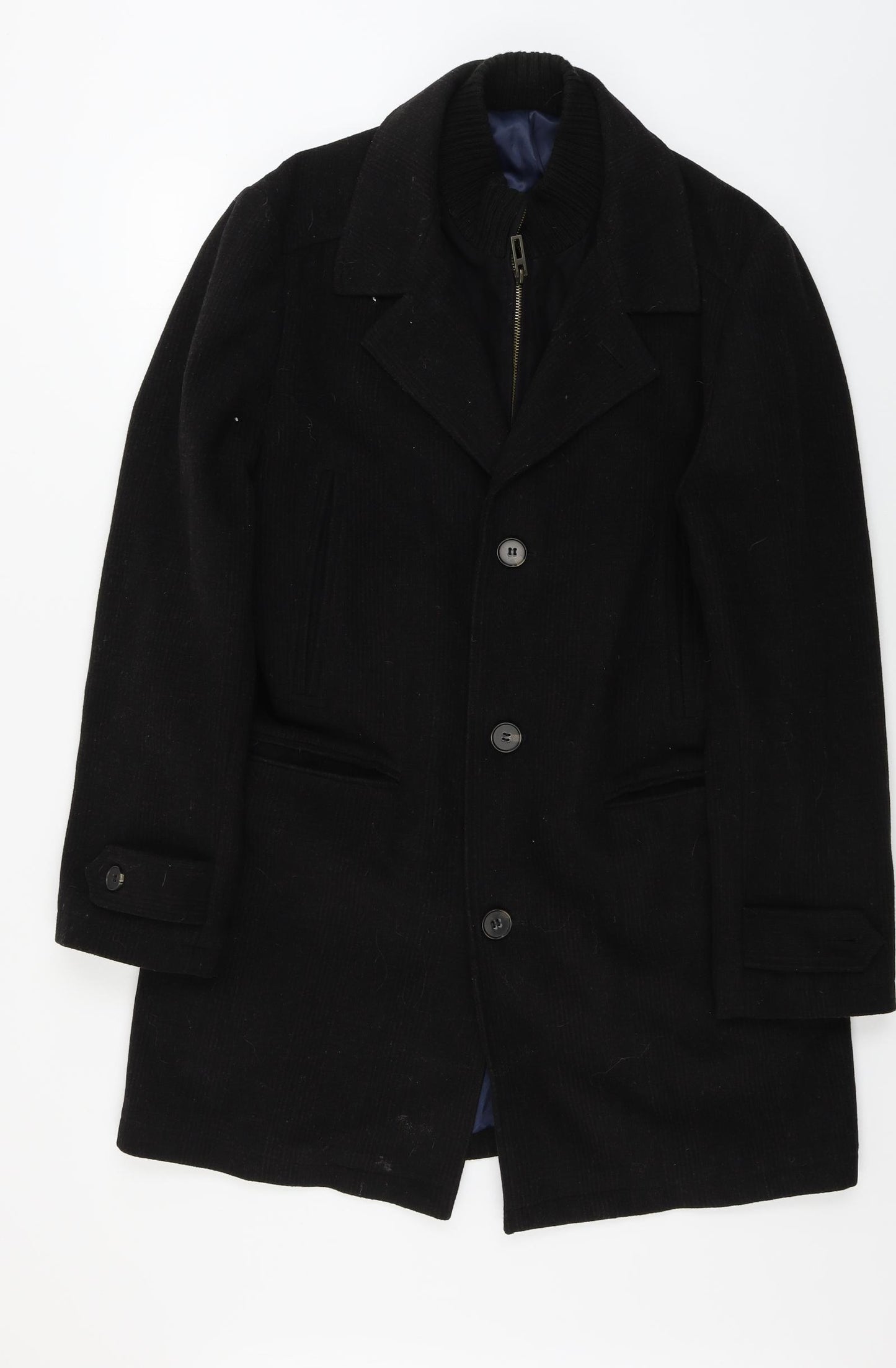 Marks and Spencer  Mens Black   Jacket Coat Size M