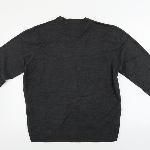 Jacob Harris  Mens Grey   Pullover Jumper Size L