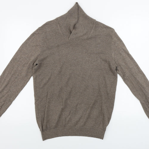 Celia  Mens Brown   Pullover Jumper Size M