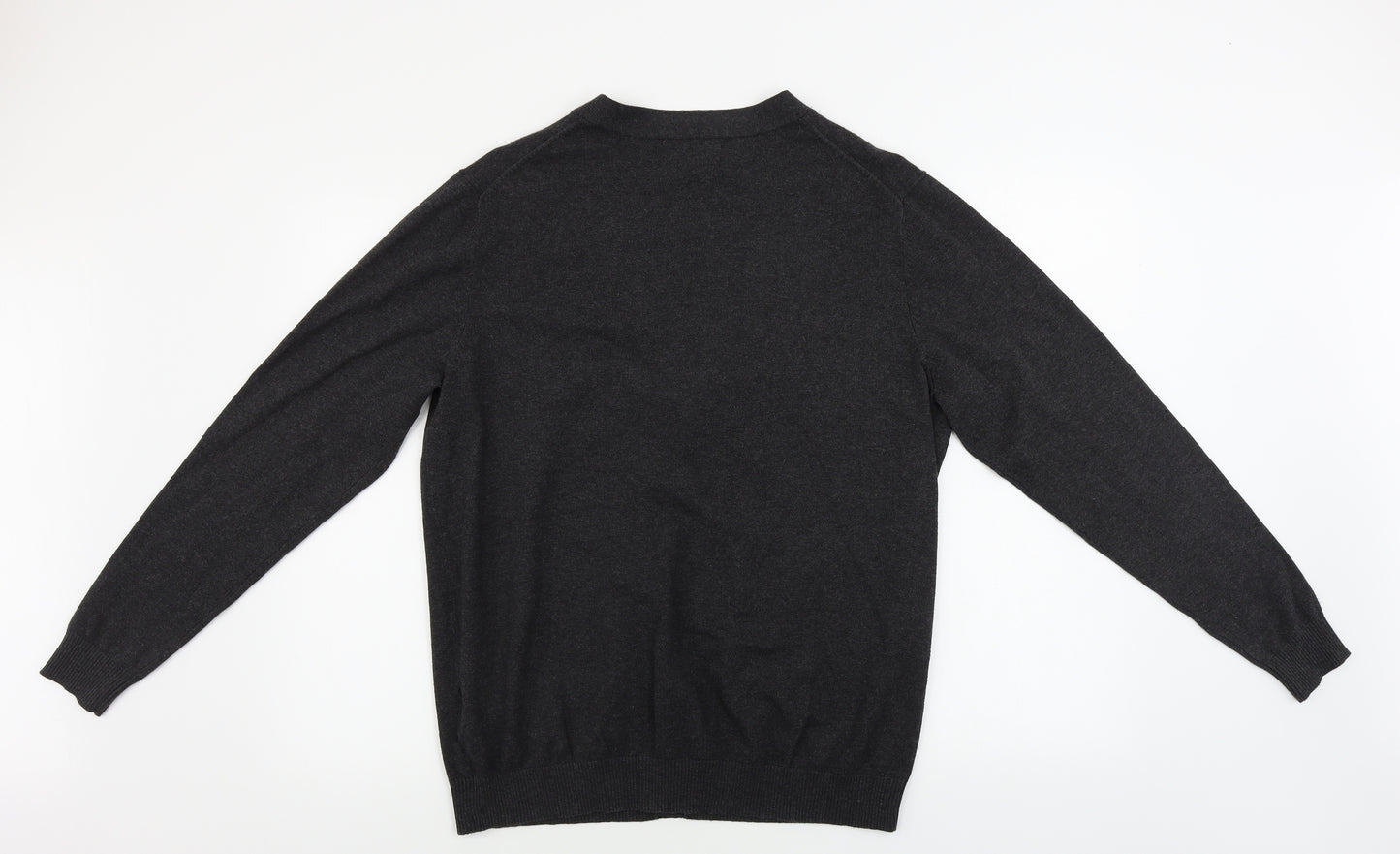 JACK & JONES  Mens Grey   Cardigan Jumper Size L