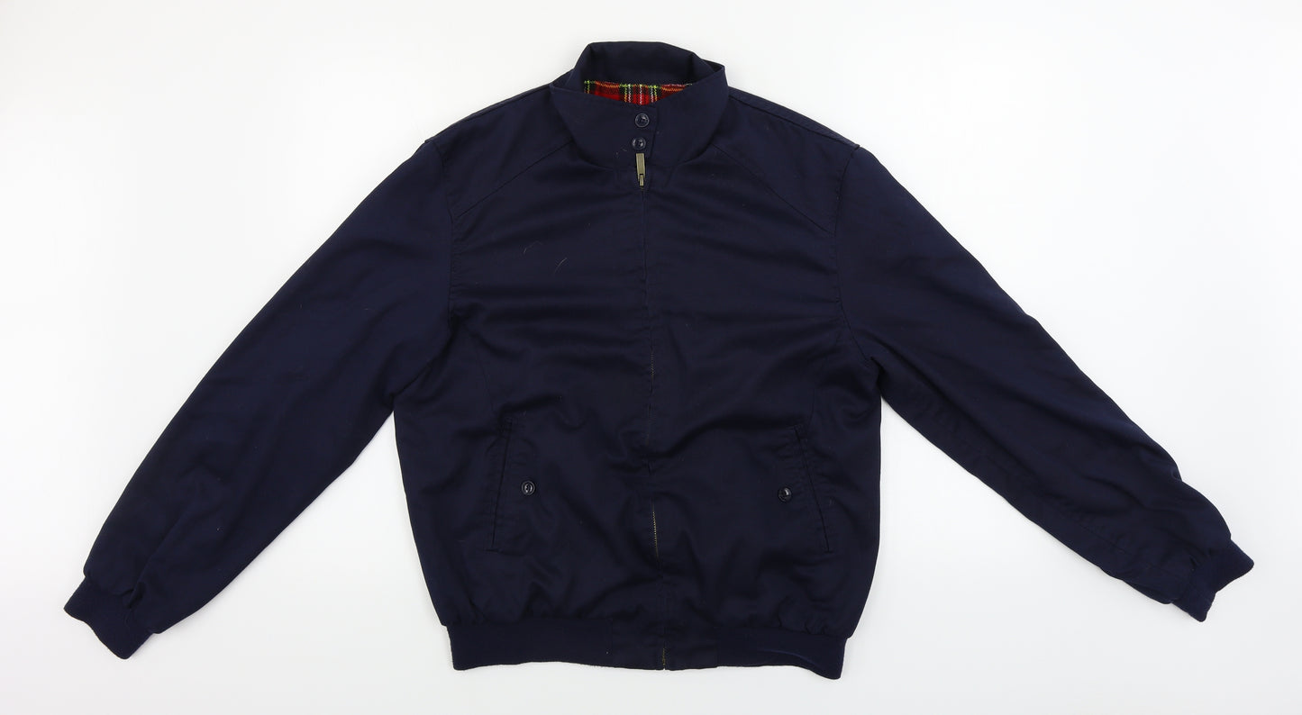 Preworn  Mens Blue   Jacket Coat Size L