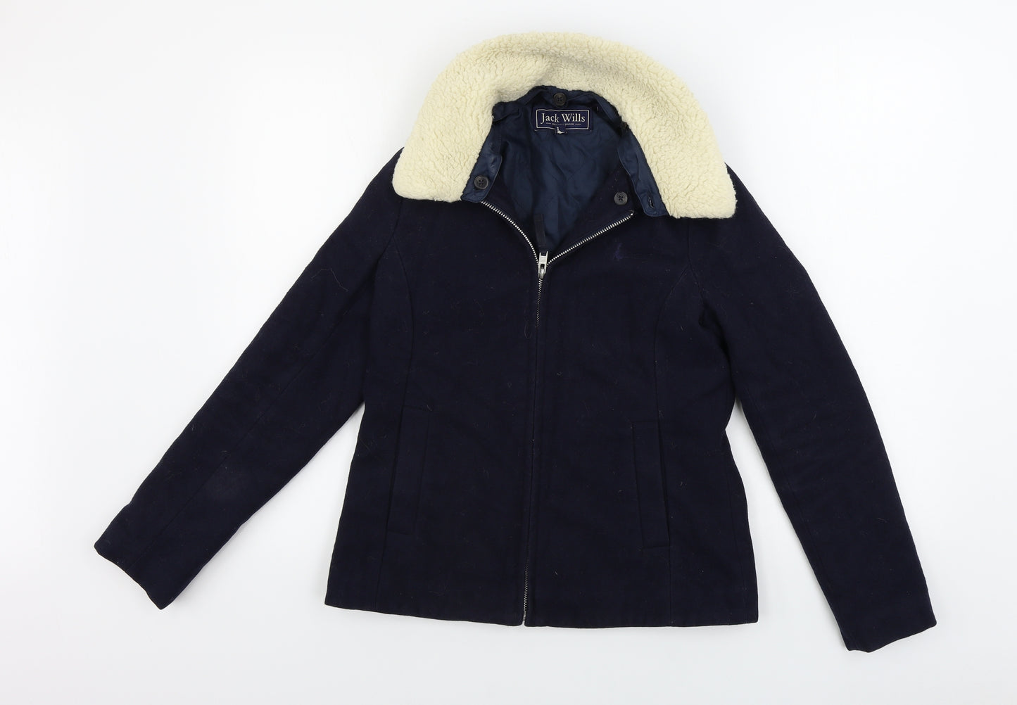 Jack Wills  Womens Blue   Jacket Coat Size 8