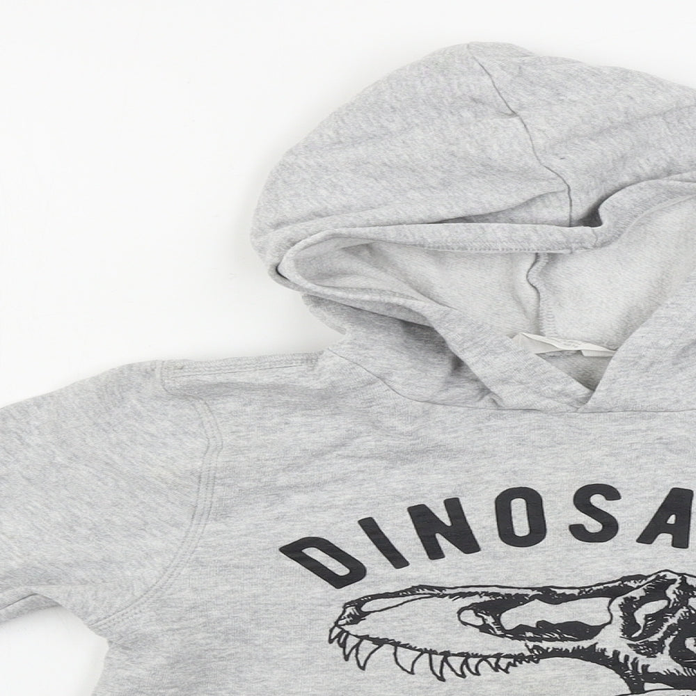 H&M  Boys Grey   Pullover Hoodie Size 7-8 Years