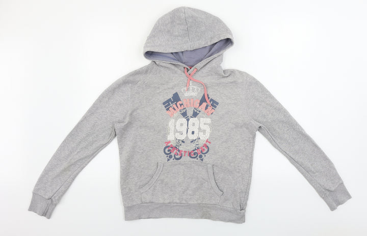 Papaya  Womens Grey   Pullover Hoodie Size 10