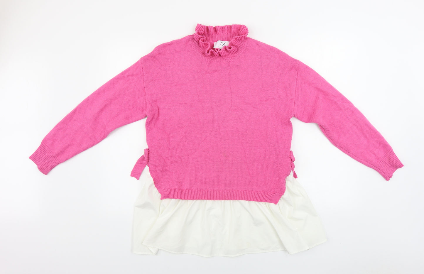 JS  Womens Pink   Pullover Jumper One Size