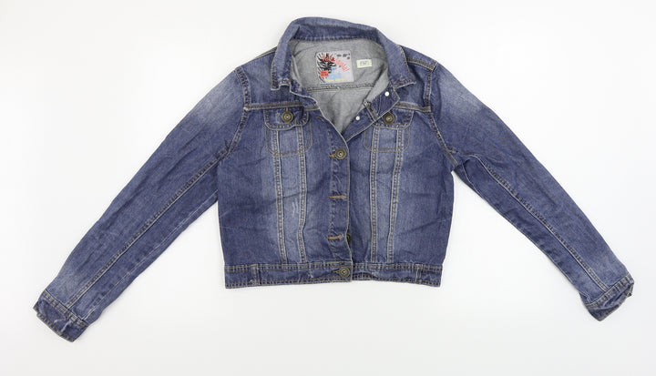 F&F Womens Blue Jacket Coat Size 14