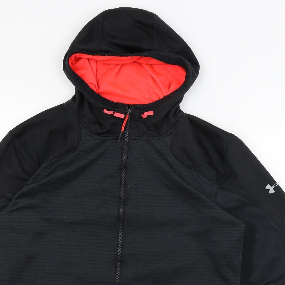 Under armour Mens Black   Full Zip Hoodie Size L